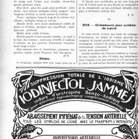 2209 - Page 1912-LII - Correspondance. Application du Tarif Durafour-Pallières. Extractions multiples / Ordonnances pour accidents du travail