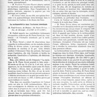 2241 - Page 1944 - Partie scientifique. L’Actualité Scientifique. Les Sociétés Savantes. Paris. La peptonothérapie intra dermique dans l’asthme et le rhume des foins, (Soc. méd. des hôp. ; 8-4-1927) / La rachianesthésie dans l’occlusion intestinale, (Soc, de chirurgie ; 6-4-1927 et 27-4-1927)