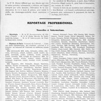 2260 - Page 1963 - Partie professionnelle. Comptes rendus, documents, pièces officielles.... Sou médical. Extrait analytique des procès-verbaux du Conseil d’Administration / Reportage professionnel. Nouvelles et Informations. Nécrologie [Docteurs Baudelocque, Rémy Moure, Chevallier] / Hôpitaux de Paris