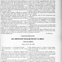 2312 - Page 2035 - Partie professionnelle. Travaux Originaux. Mutualité familiale. Ce qu’elle pourrait être [H. Mignon] / Les assurances sociales devant le sénat. Suite des débats, Séance du 21 juin 1927