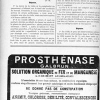 2319 - Page 2042-XLVI - Correspondance. Application du Tarif Durafour-Fallières. Purée de la visite ; Abcès profond ou non ; Consultation entre confrères / Le prix des traitements électriques d’après les années de l’intervention