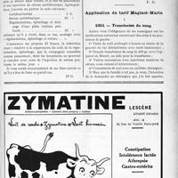 2320 - Page XLVII-2043 - Correspondance. Application du Tarif Durafour-Fallières. Le prix des traitements électriques d’après les années de l’intervention / Epluchage / Application du tarif Maginot-Marin. Transfusion du sang