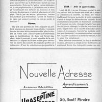 2323 - Page 2046-L - Correspondance. Application du tarif Maginot-Marin. Spécialiste ou non ? / Note et bons de visite égarés / Avis et autorisation