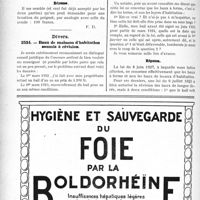 2427 - Page 2150-LII - Correspondance. Application du Tarif Durafour-Fallières. Luxation du poignet / Divers. Baux de maisons d’habitation soumis à révision
