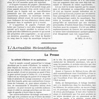 2455 - Page 2178 - Partie scientifique. Travaux Originaux. Clinique médicale. Diverses observations de piqûres de moustiques [Dr. Josseran] / L’Actualité Scientifique. La Presse. La méthode d’Einhorn et ses applications [(Le Bulletin médical, 27 novembre 1926)]