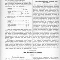 2457 - Page 2180 - Partie scientifique. L’Actualité Scientifique. La Presse. Un nouveau vernis pour pansements [(Le Nord médical, 1er janvier 1927)] / Appareillage simplifié pour fracture de, cuisse chez l’enfant [(Journ. des Sç. médicales de Lille, 8 mai 1927)] / Les Sociétés Savantes. Paris. Traitement du glaucome, (Académie de médecine ; 5-7-19. 27) / La réaction de Botelho dans les cancers de l’appareil digestif, (Académie de médecine ; 5-7-1927)