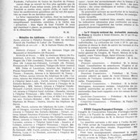 2479 - Page 2202 - Partie professionnelle. Reportage professionnel. Nouvelles et Informations. Les Facultés de médecine de Montpellier et Toulouse visitent la station de Luchon / Médailles des épidémies / Taches solaires et santé / Le Ve Congrès national des mutualités maternelles de France / XXVIIe Congrès Français d'Urologie
