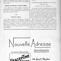 2496 - Page IX-2219 - A travers l'officiel. Stations hydrominérales, climatiques et de tourisme / Périmètre de protection de la Source Badoit / Assistance publique / Jurisprudence. Accidents du travail [Dr. Paul Boudin]