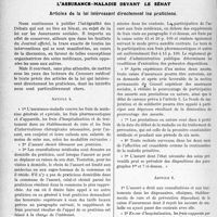 2519 - Page 2242 - Partie professionnelle. Travaux Originaux. L’assurance-maladie devant le sénat. Articles de la loi intéressant directement les praticiens [G. Duchesne]