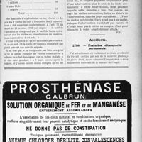 2540 - Page XLIX-2263 - Correspondance. Application du Tarif Maginot. Pas de cumul / Accidents. Evalution d’incapacité permanente