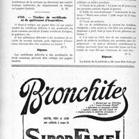 2545 - Page 2268-LIV - Correspondance. Fiscalité. Force imposable des voitures Ford / Timbre de certificats et de quittances d’honoraires / Questions médico-militaires. Période d’instruction. Equipement