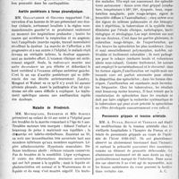 2571 - Page 2294 - Parties scientifique. L’Actualité Scientifique. Les Sociétés Savantes. Lyon. Société médicale des hôpitaux. QuaDr. uple lésion orificielle / Aortite postérieure à forme pleurodynique / Maladie de Friedrich / Trente-deux cas de spirochétose bronchique / Pneumonie grippale et tension artérielle