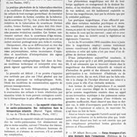 2572 - Page 2295 - Parties scientifique. L’Actualité Scientifique. Les Thèses. Formes curables de la tuberculose évolutive du nourrisson, par Dr. Marc Pasquet Paris, Jouve et Cie, éditeurs, 1927) / La capacité vitale chez les cardio-pulmonaires. Ses indications dans la thérapeutique infantile, par Dr. Pierre Reynier (Marcel Vigné, éditeur, Paris, 1927) / Considérations sur l’exercice illégal de la médecine par les magnétiseurs et les somnambules, par Dr. René Morand (Paris, Jouve et Cie, éditeurs, 1927) / Corps étrangers d’origine dentaire dans l’organisme, par Dr. Albert Bouland (Editions de La Semaine dentaire, 1927)