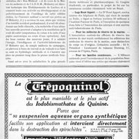 2600 - Page VII-2323 - Dernières nouvelles. Le Dr. Raymond Molinéry, chevalier de la Légion d’honneur / Un Congrès de médecine et de pharmacie sociale / Legs René Appert / Pour les médecins de réserve de la marine / Pour les familles nombreuses