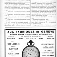2603 - Page 2326-X - A travers l’officiel. Tarif des produits pharmaceutiques / Correspondance. Déclaration de naissance. Infanticide. Secret professionnel