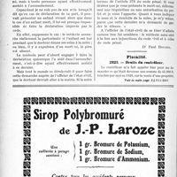 2605 - Page 2328-XII - Correspondance. Déclaration de naissance. Infanticide. Secret professionnel / Fiscalité. Droits du contrôleur