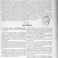 2622 - Page 2345 - Partie scientifique. L’Actualité Scientifique. Les Livres. L’homme qui fait sauter le monde (Et. Chiron, édit, Paris) / Les Thèses. La crésopirine, par M. Serré (Librairie Marquant, éditeur, Lille, 1927) / Contribution à l’étude de l’azotémie post-opératoire, par Dr. Daniel (Montpellier, imprimerie Emmanuel Montane, 1927)