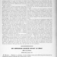 2636 - Page 2359 - Partie professionnelle. Comptes rendus, documents, pièces officielles. Assurances sociales. Extrait du rapport présenté au nom de la Commission de la Mutualité et du Conseil d’administration de l’Association générale des Syndicats pharmaceutiques de France / Les assurances sociales devant le sénat, (Suite des débats)