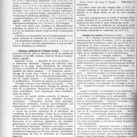 2643 - Page 2366 - Partie professionnelle. Reportage professionnel. Nouvelles et Informations. Clinique médicale propédeutique / Clinique médicale de l’hôpital Cochin / Institut du radium