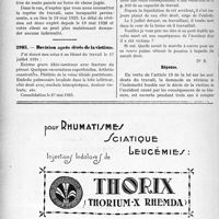2651 - Page 2374-LIV - Correspondance. Accidents et maladies professionnelles. Délai de révision / Révision après décès de la victime