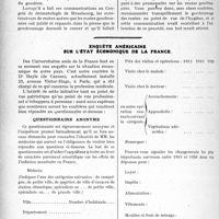 2697 - Page 2420 - Partie professionnelle. Travaux Originaux. Le goudronnage des routes a supprimé la poussière sur les routes du littoral méditerranéen / Enquête américaine sur l’état économique de la France