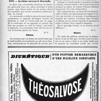 2709 - Page 2432-LIV - Correspondance. Accidents. Révision de la rente d’un blessé du travail / Accident survenu le dimanche / Calcul du demi-salaire de l’ouvrier