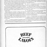 2719 - Page 2442-X - A travers l’officiel. Sanatoriums publics / Exercice de l’art dentaire en Alsace-Lorraine