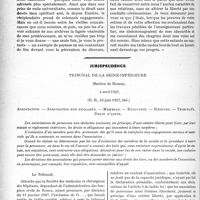 2747 - Page 2470 - Partie professionnelle. Travaux Originaux. Sept siècles d’obstétrique à la faculté de médecine de Montpellier, par le professeur Paul Delmas / Jurisprudence. Tribunal de la seine-inférieure. Association. — Association non déclarée. — Membres. — Exclusion. — Recours. — Tribunaux, Droit d’appel [Dr. Paul Boudin]