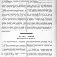 2750 - Page 2473 - Partie professionnelle. Travaux Originaux. Jurisprudence. Tribunal de la seine-inférieure. Association. — Association non déclarée. — Membres. — Exclusion. — Recours. — Tribunaux, Droit d’appel [Dr. Paul Boudin] / Mutualité familiale. Conversation avec un profane [A. Gassot]