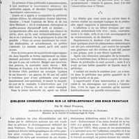 2788 - Page 2511 - Partie scientifique. Travaux Originaux. Clinique médicale des enfants, (Hôpital des Enfants-Malades), M. le professeur Nobécourt. Les péritonites à pneumocoques dans la moyenne et la grande enfance / Quelques considérations sur le développement des sinus frontaux, par M. Henri Fischer