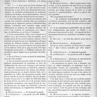 2816 - Page 2535 - Partie professionnelle. Comptes rendus, documents, pièces officielles.... Les assurances sociales devant le sénat, Suite des Débats