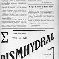 2822 - Page XLVII-2541 - Droit médico-professionnel. Un docteur, membre de la commission administrative d’un hôpital, peut-il concourir pour être nommé médecin dudit établissement ? / A propos du doctorat en chirurgie dentaire