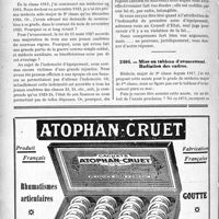 2825 - Page 2544-L - Correspondance. Questions médico-militaires. Honoraires des experts au Tribunal des pensions / Majoration d’ancienneté. Première mise d’équipement / Mise au tableau d’avancement. Radiation des cadres