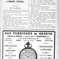 2836 - Page VII-2553 - Dernières nouvelles. Sénégal / A travers l’officiel. Soins aux gendarmes