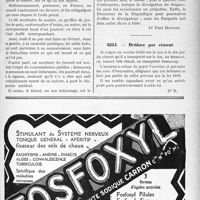 2886 - Page LIII-2603 - Correspondance. Accidents du travail. Les accidents du travail contre le secret professionnel / Brûlure par ciment