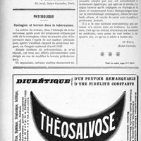 2899 - Page 2616-XII - Droit médico-professionnel. La diathermo-coagulation / Phtisiologie. Contagion et terrain dans la tuberculose