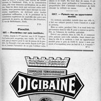 2950 - Page LIX-2667 - Correspondance. Application du Tarif Maginot-Marin. Refus de paiement de visites faute de carnet, non fourni à temps / Fiscalité. Prestations sur auto inutilisée / Patente sur un appartement meublé