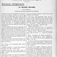 2970 - Page 2687 - Propos du jour. Un fâcheux travers de notre époque. Est-ce ignorance ou malveillance ?. Les origines françaises de la méthode d’enseignement physiologique ou médico-pédagogique. Rendons à la France ce qui appartient à la France [J. Noir] / Partie scientifique. Travaux Originaux. La maladie coeliaque, par P. Rohmer