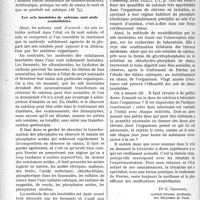 2989 - Page 2706 - Partie scientifique. L'Actualité Scientifique. Médecine moderne. Données logiques sur le calcium en thérapeutique basées sur l’expérimentation de la clinique. Les constatations cliniques / Les sels insolubles de calcium sont seuls assimilables