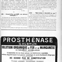 3016 - Page LVII-2731 - Correspondance. Application du Tarif Durafour-Fallières. Segments de membres / Amputation partielle ou sutures multiples ? / Opérations à domicile ou non ?