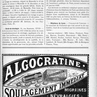 3028 - Page IX-2743 - Dernières nouvelles. Réunions médicales franco-belges / Journées médicales d’Egypte / Ecole de sérologie / Hôpitaux de Paris / Hôpitaux de Lyon