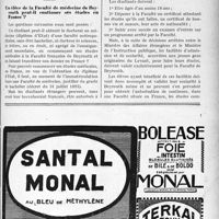 3072 - Page XLIX-2787 - A travers l’officiel. Réponses des Ministres aux questions des Parlementaires. Etablissements de la Seine qui acceptent les pensionnés de guerre / Droit médico-professionnel. Un élève de la Faculté de médecine de Beyrouth peut-il continuer ses études en France ?