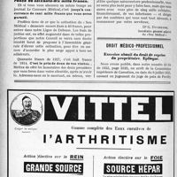 3081 - Page 2796-VI - La Défense professionnelle individuelle. Au confrère qui, malgré trois appels, ne s’est pas encore fait inscrire au « Sou Médical » / Droit médico-professionnel. Exercice abusif du Droit de reprise du propriétaire. Epilogue