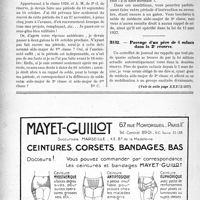 3085 - Page 2800-X - Correspondance. Responsabilité professionnelle. Le « Sou » garantit la responsabilité du propharmacien / Questions médico-militaires. Promotion à date fixe / Passage d’un père de 4 enfants dans la 2e réserve