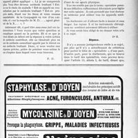 3126 - Page XLIII-2841 - Correspondance. Application du Tarif Durafour-Fallières. Une visite d’expertise n’est pas tarifable par le tarif des accidents du travail / Doit-on payer la diathermie à un praticien ?
