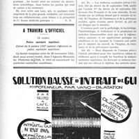 3137 - Page 2850-X - Dernières nouvelles. L’Année Médicale Pratique / A travers l’officiel. Police sanitaire maritime