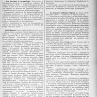 3172 - Page 2885 - Partie professionnelle, Hygiène, Assistance, Mutualité, Intérêts corporatifs, Variétés. Reportage professionnel. Nouvelles et Informations. Nécrologie [Docteur Michon] / Ecole française de stomatologie / Hôpital Beaujon / Les journées médicales d’Egypte
