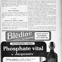 3174 - Page XLIII-2887 - A travers l’officiel. Police sanitaire maritime / Hygiène publique / Brevet d’infirmières / Honoraires des experts en Algérie