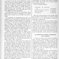 3207 - Page 2916 - Partie scientifique. L’Actualité Scientifique. La Presse. Les traitements de la gale [(Paris médical, 9 avril 1927)] / Le traitement des phlébites thrombosantes par les sangsues [(La Presse médicale, 28 mai 1927)]
