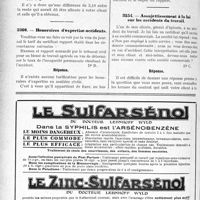 3245 - Page 2954-LX - Correspondance. Accidents du travail. Rente d’an accidenté du travail / Honoraires d’expertise-accidents / Assujettissement à la loi sur les accidents du travail